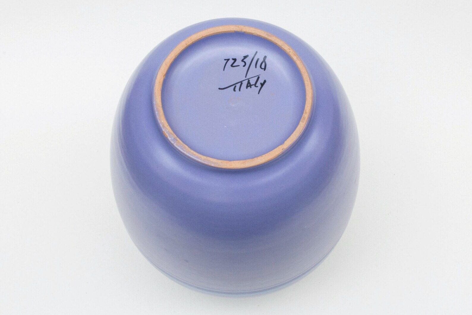 Vase Fascie Colorate de collection Aldo Londi, céramique du milieu du siècle, Bitosis, Rosenthal Netter