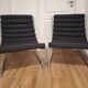 Two French Lounge Chairs from the 1980s