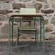 Italian vintage school desk and chair