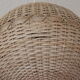 Rattan ball pendant light, 1960s