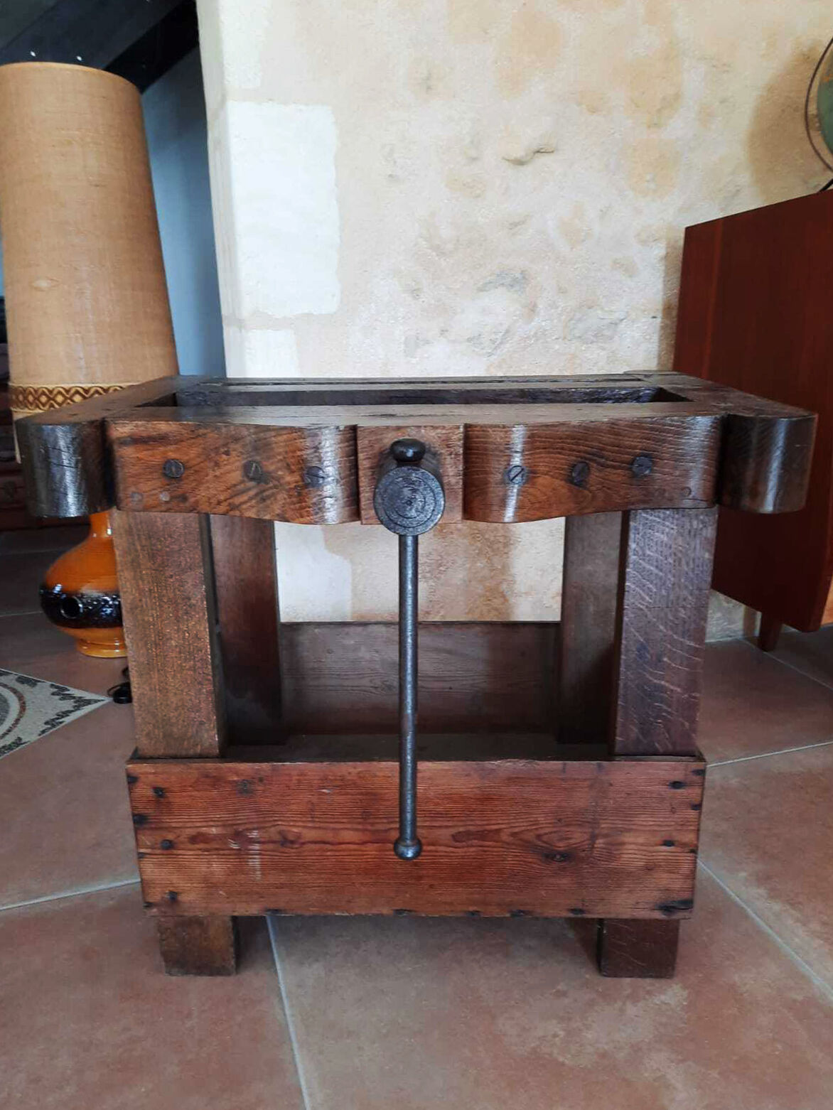 Old binding press