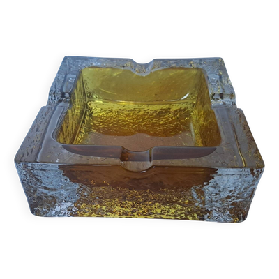 Cendrier en verre Murano Années 60