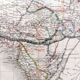 Old Map of Africa - 1842
