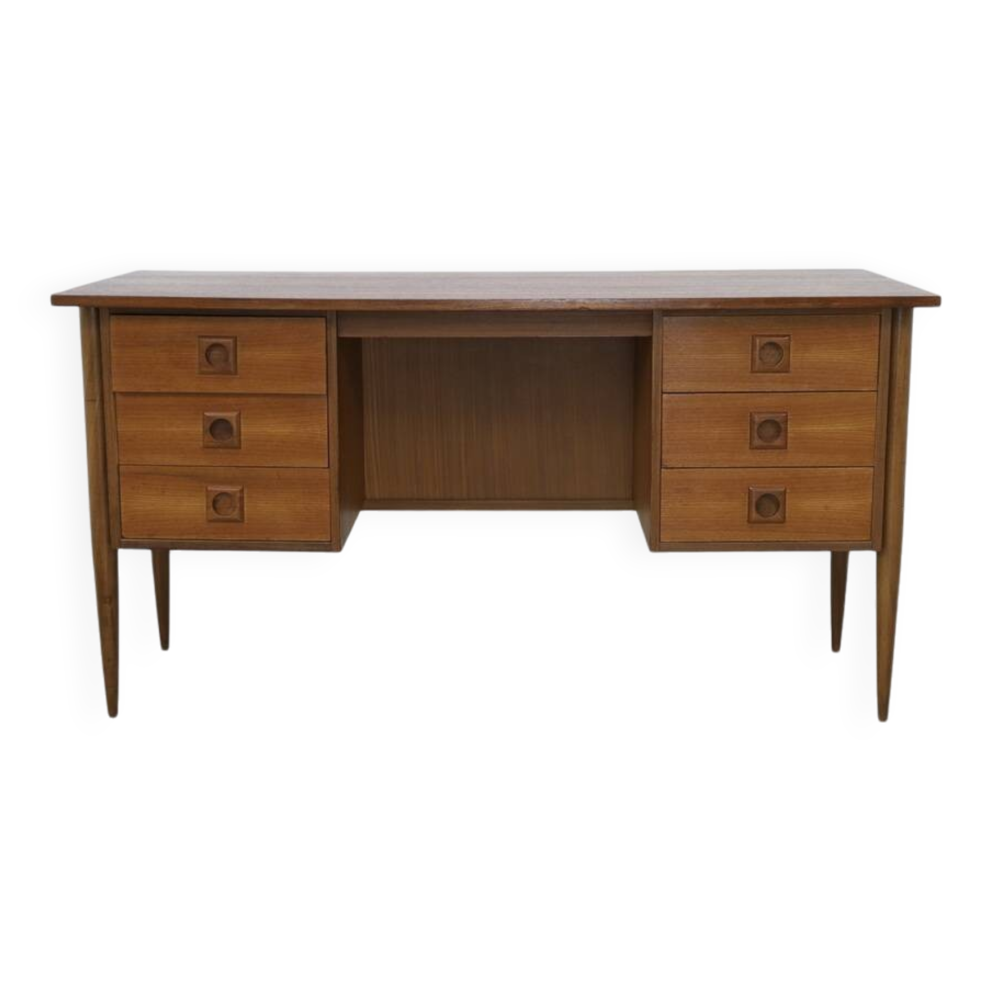 Vintage Danish Teak Desk, 1960s
