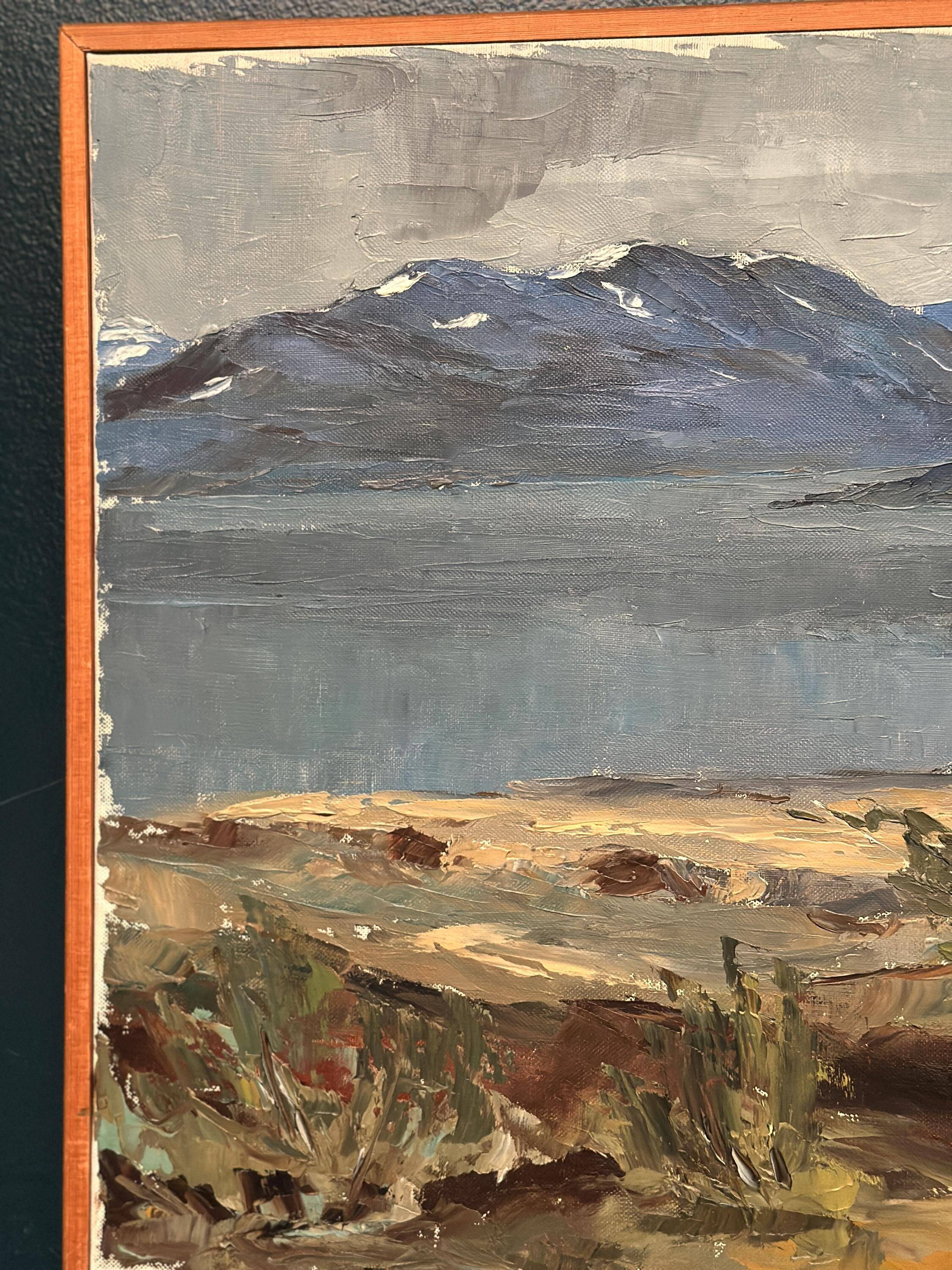 Swedish Oil on Canvas – “Sommardag” by John Fritz Ahlnander