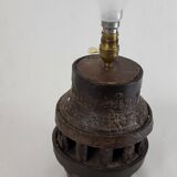 Wooden lamp base