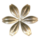 Set of 6 brass cups