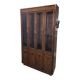 Late 20th Century Vintage Boho Drexel Campaign China Cabinet