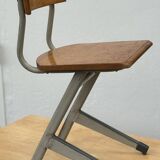 Vintage Pinewood Desk and Chair