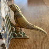 Book greenhouse in bronze and marble