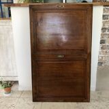 Vintage solid oak sliding door