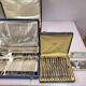 Silver plated cutlery set, Fionnet François, mid-20th century, 149 pieces with boxes