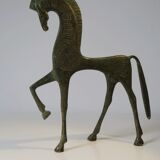 Etruscan horse, bronze, very elegant figurine