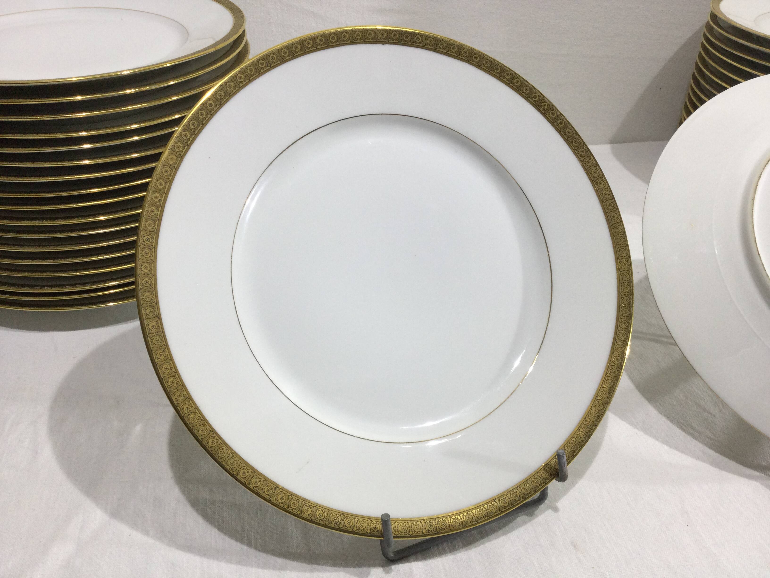 Paul Klotz Limoges porcelain table service