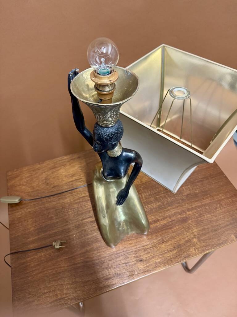 African table lamp 1970
