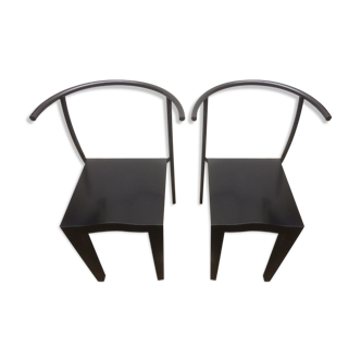 Lot de 2 chaises Starck D'Glob pour Kartell