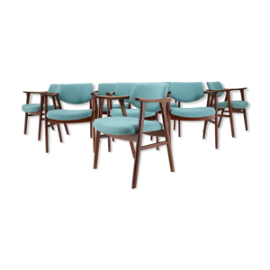 ensemble de 8 chaises Erik Kierkegaard