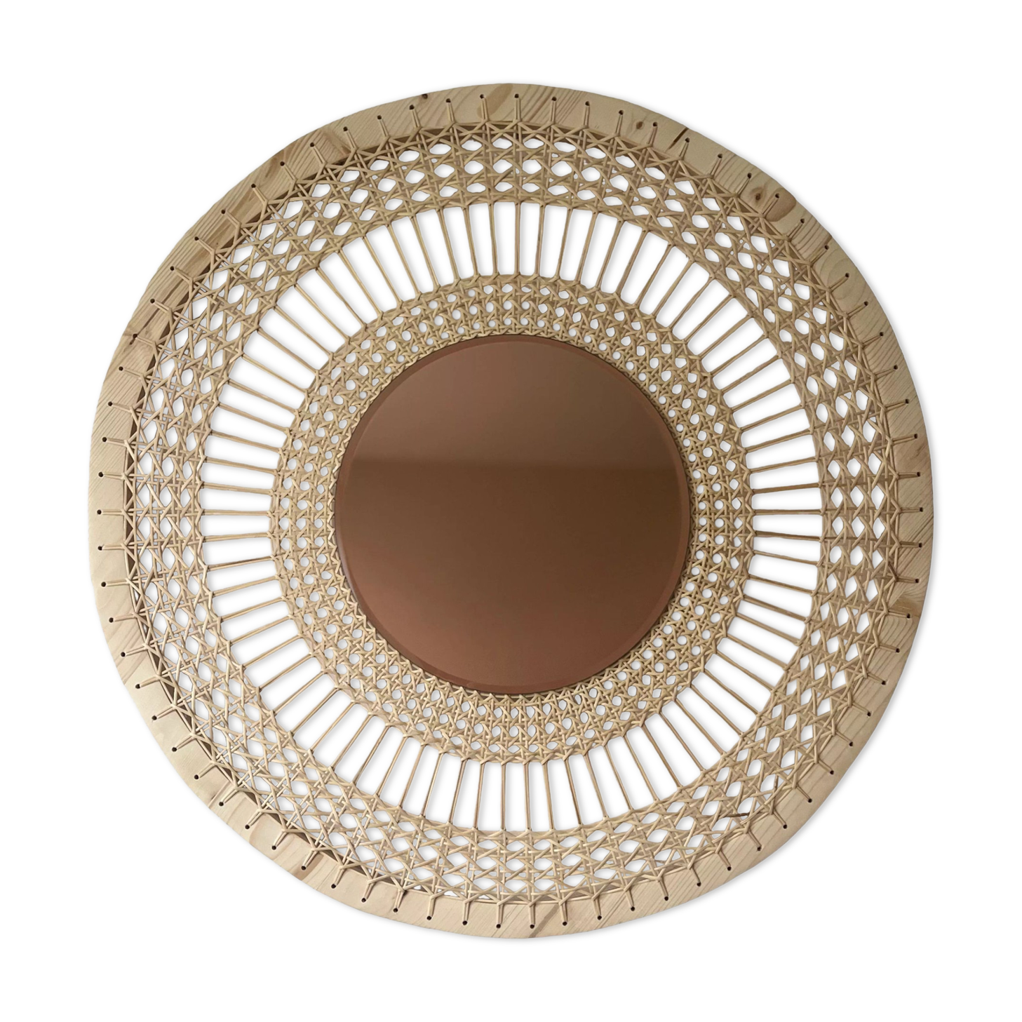 Decorative mirror in sun canning