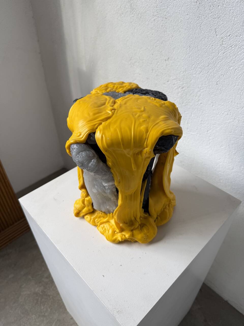 Resin fish sculpture