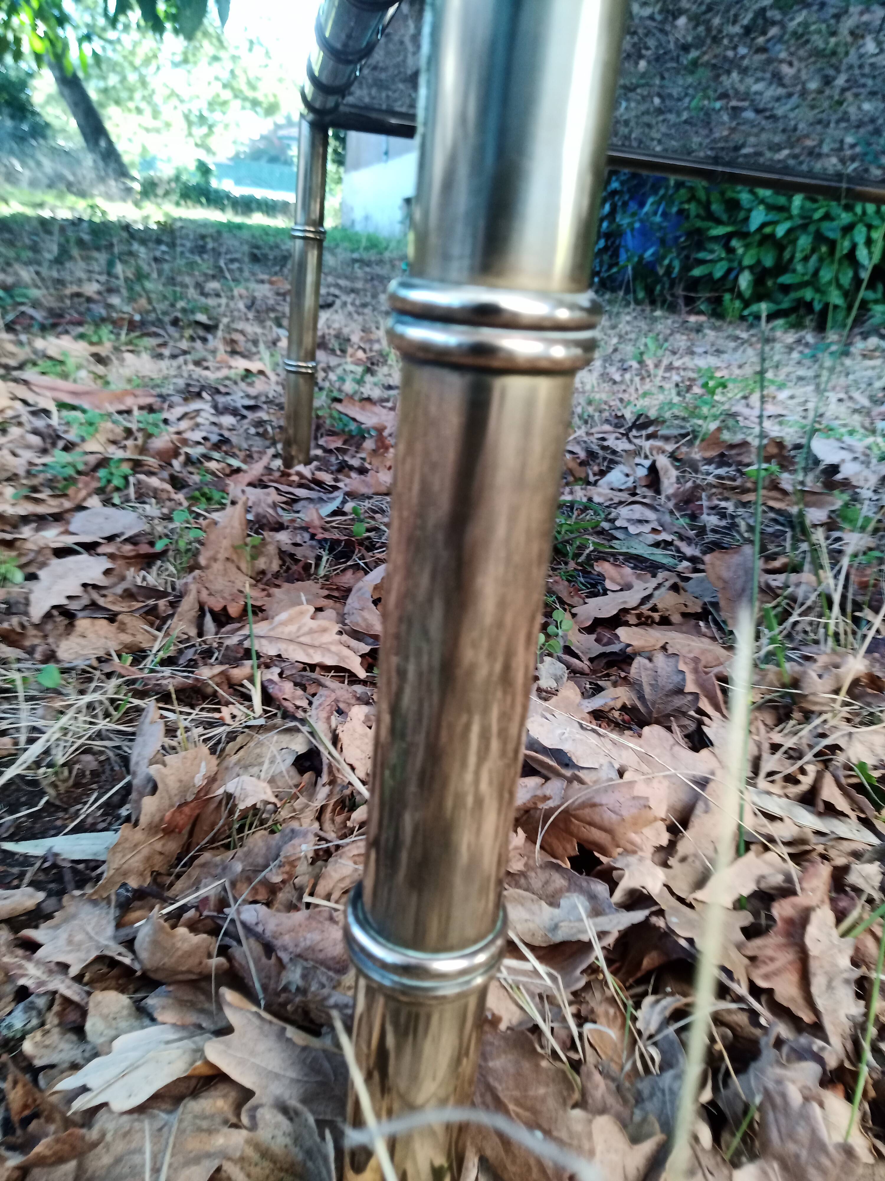 Vintage brass coffee table