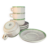 Vintage 70s Arbona Tours cups and saucers (set of 4)