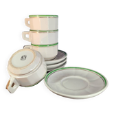Tasses et sous tasses Arbona Tours vintage années 70 (par 4)