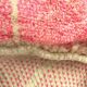 Tapis marocain en laine rose