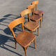 Lot de 4 chaises vintage Thonet de bistrot