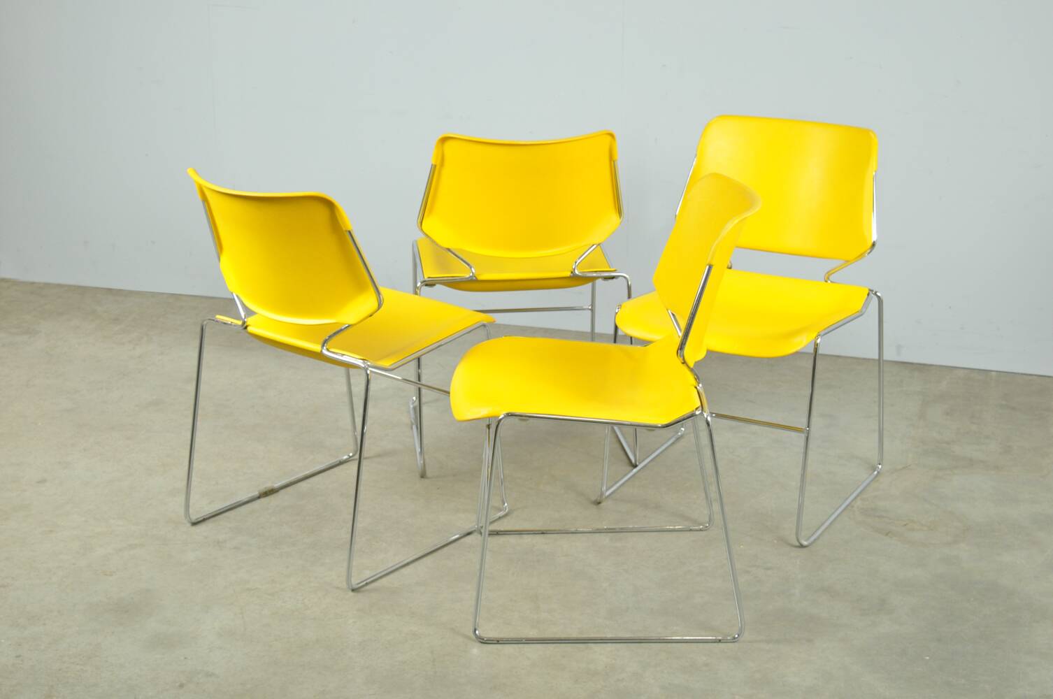 Chaises de salle à manger Matrix Krueger conçues par Thomas Tolleson, années 1970, États-Unis
