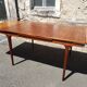 Scandinavian teak table expandable