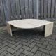 Beige marble coffee table by Roche Bobois, 1970s