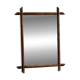 Large bamboo mirror from the 1950s