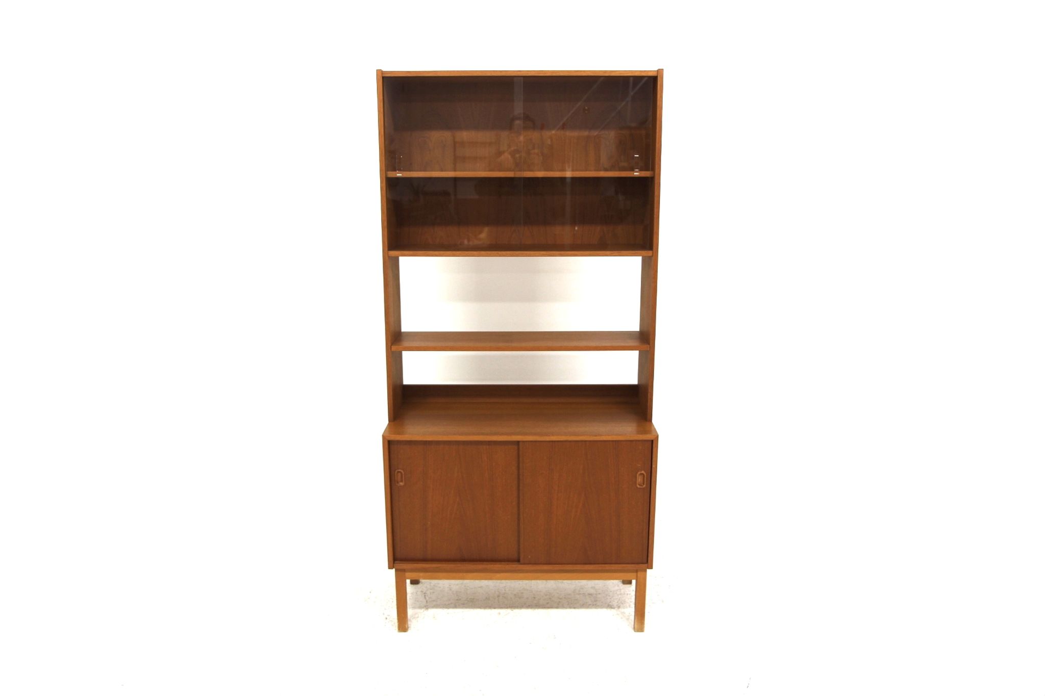 Commode-bibliothèque scandinave en teck, suède, 1960