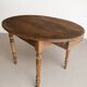 Oval farmhouse table