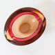 Murano glass catchall in Sommerso style, Orange Rose.