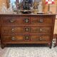 Louis XVI period chest of drawers in walnut, oak and fir, 18th century