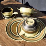 Marcel Guillot ceramic ensemble 6 pieces