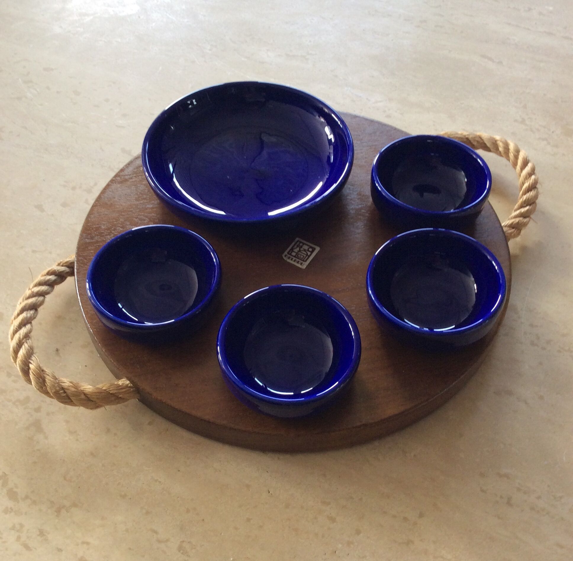 Service de table vintage delbru,made in danemark,des années 70