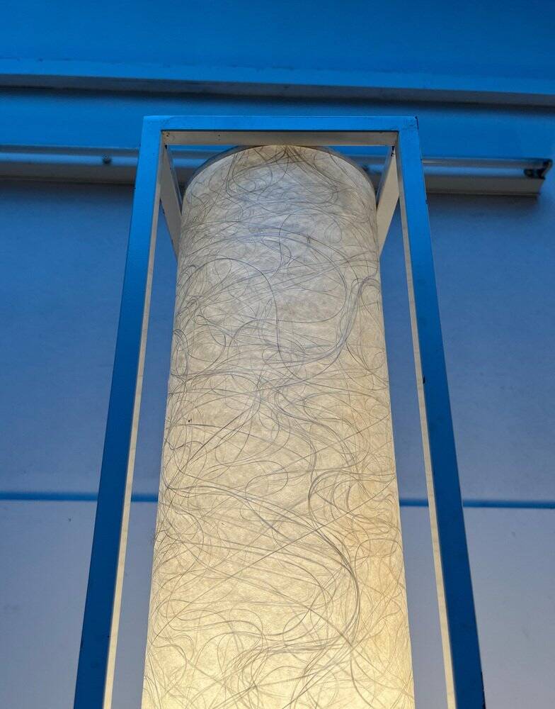 Mid-century modern minimalist floor lamps, Germany, 1960s, set of 2.