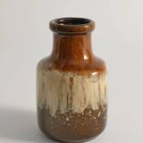 Mid-Century Modern Fat Lava Drip Glaze Ceramic Vase, West Germany, 1970s