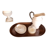 Wood imitation serving tray