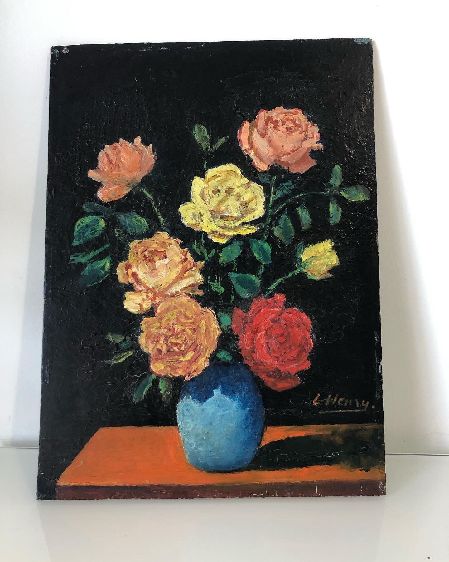 Flowery painting L.Henry