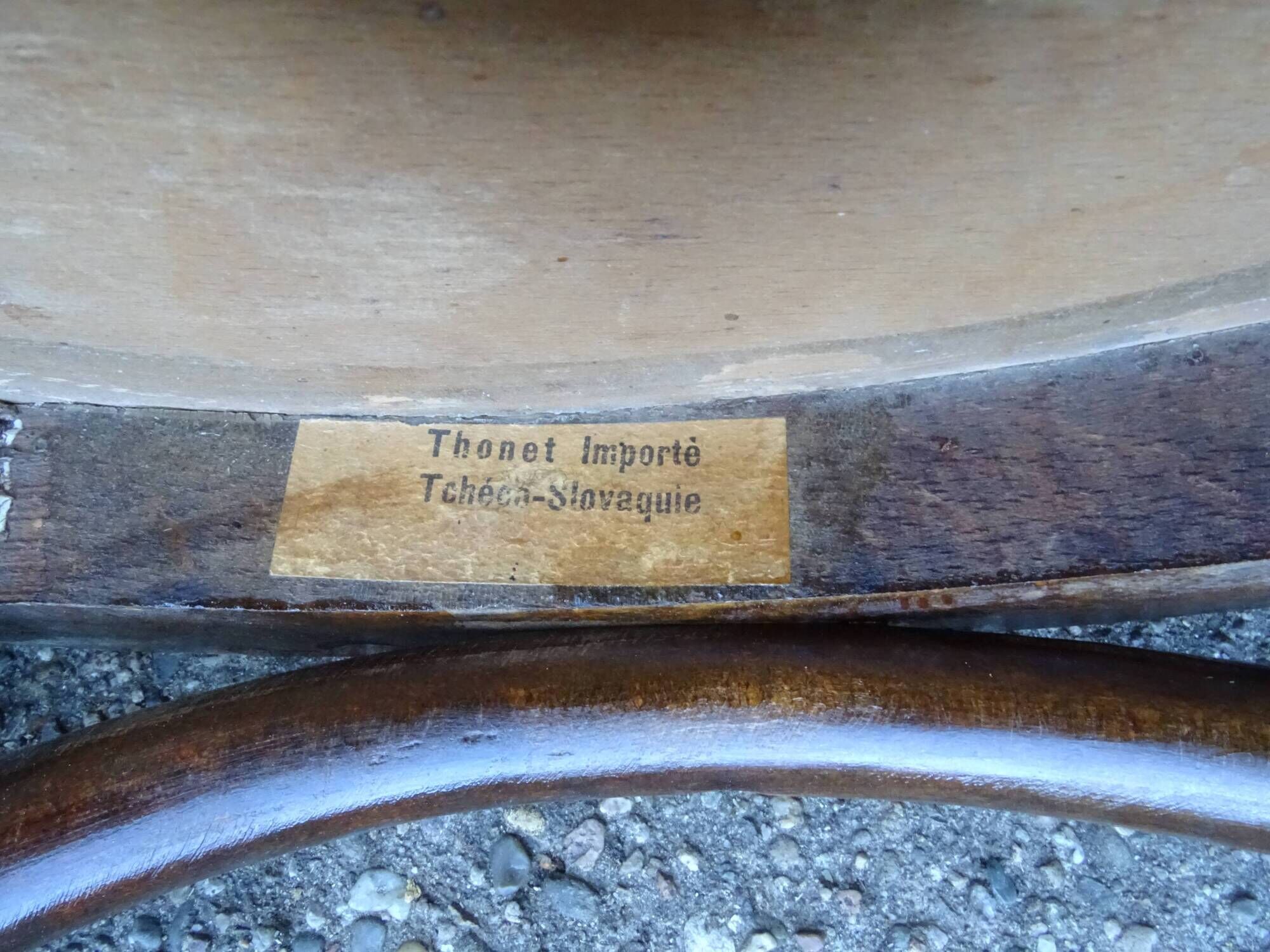 Set of 6 chairs Heart Thonet N°28, wooden seats and arches - 1925 -