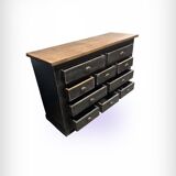 Old cabinet with 10 drawers
