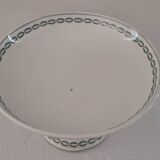 Sarreguemines iron earth compote dish