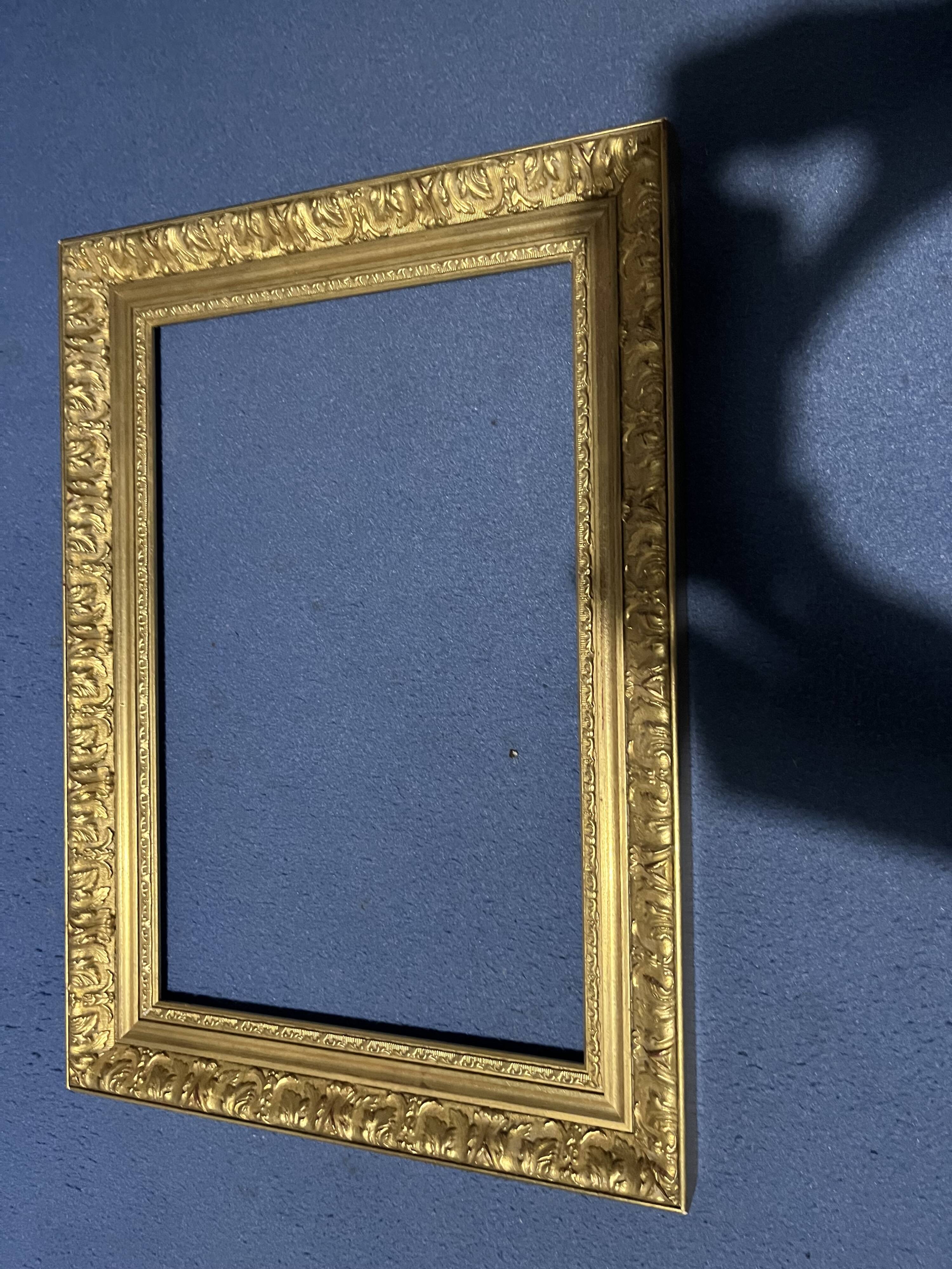 19th-century gilded picture frame