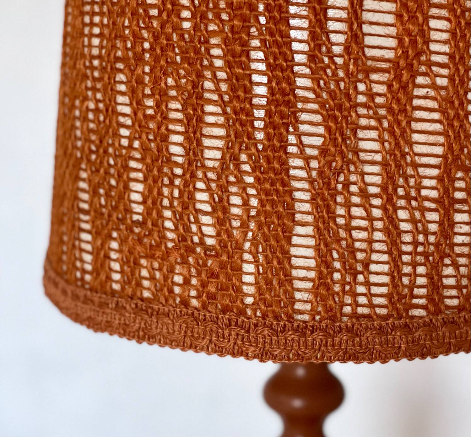Lampe en bois tourné 1970’s.