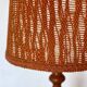 Lampe en bois tourné 1970’s.