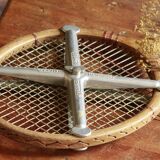 Vintage wooden tennis racket