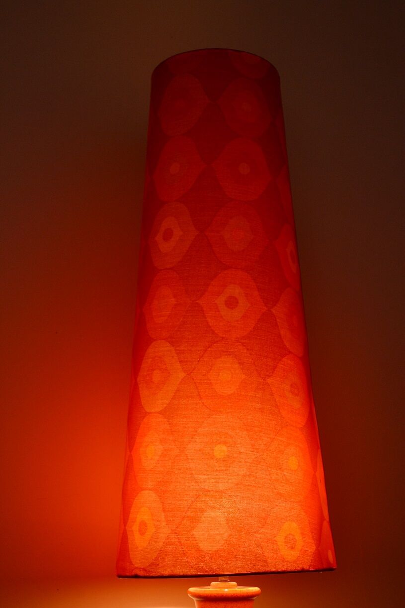 Big orange lamp of the 1970s